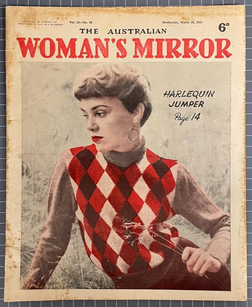 THE AUSTRALIAN WOMAN'S MIRROR VOL. 31 #18 INCLUDES THE PHANTOM COMIC 1955