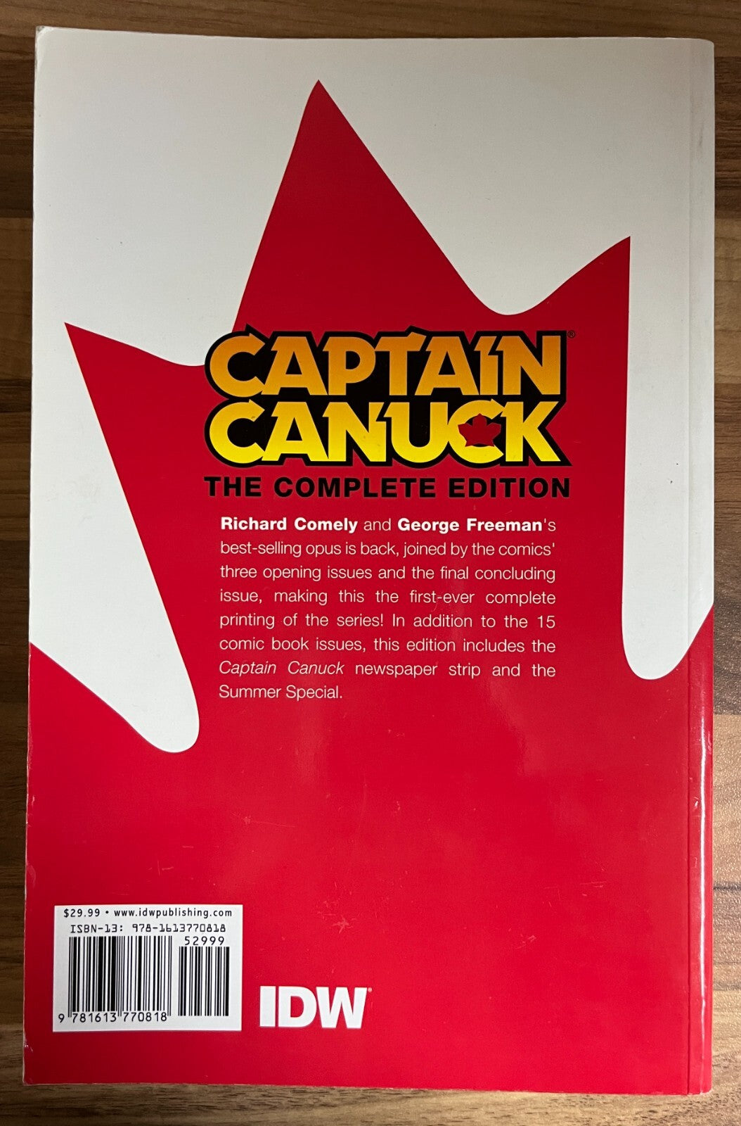 Captain Canuck: The Complete Edition by Richard Comely & George Freeman 1st/1st