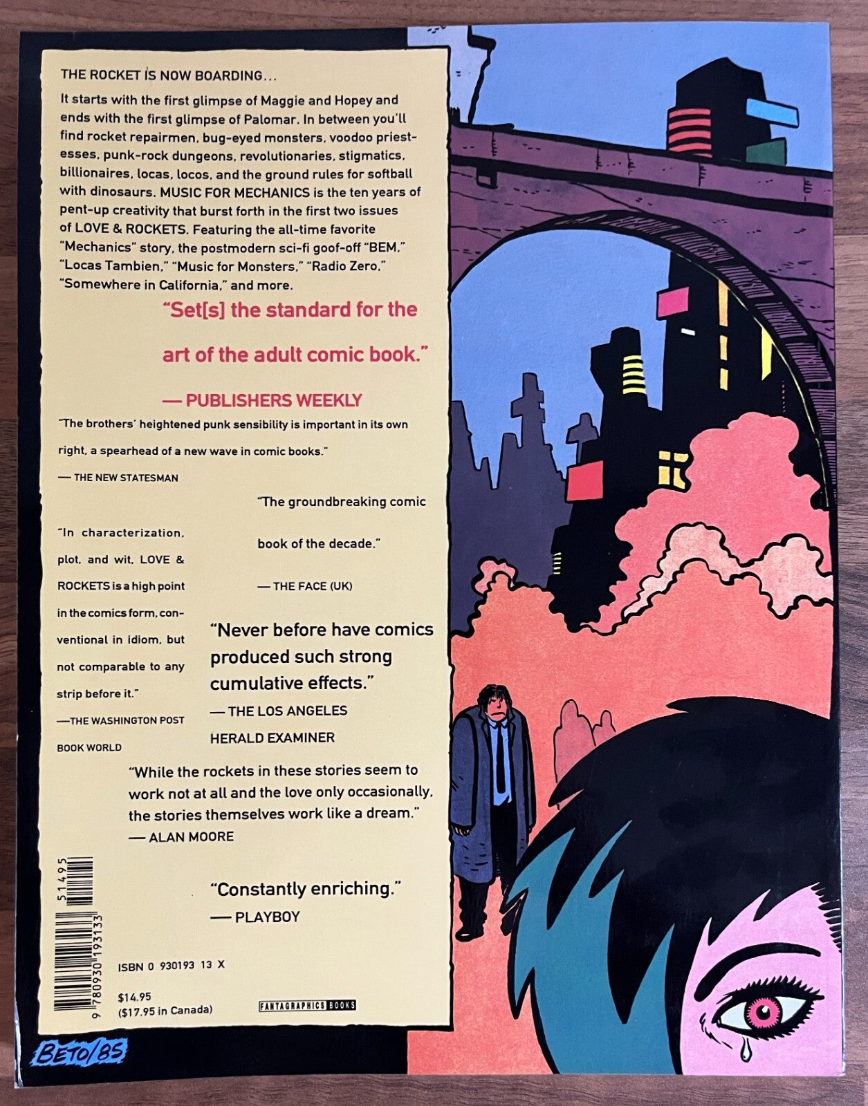 MUSIC FOR MECHANICS VOL. 1 : A LOVE AND ROCKETS, 1994 TPB BY LOS BROS HERNANDEZ