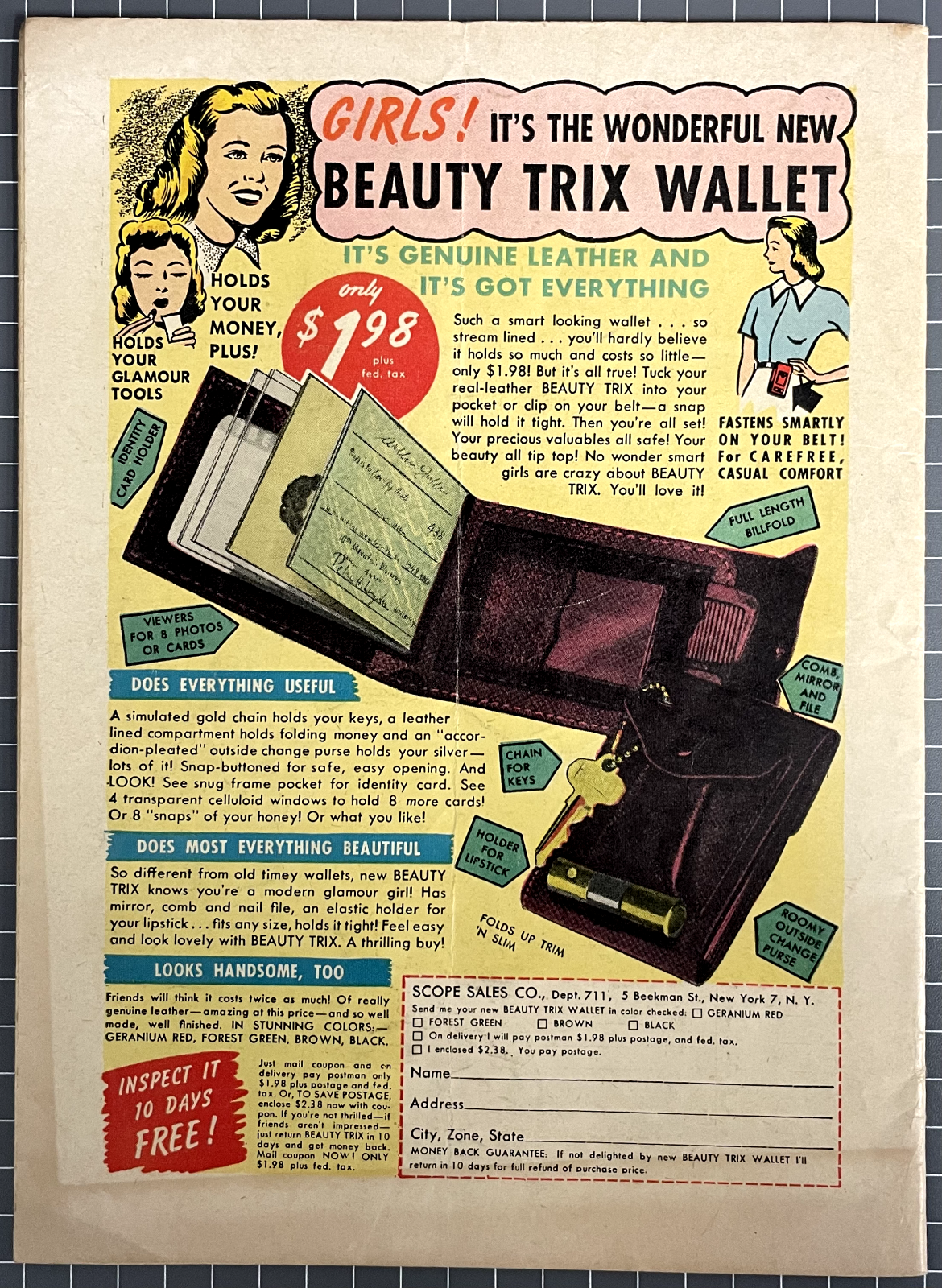 TEX GRANGER ADVENTURE MAGAZINE #20 VINTAGE WESTERN COMIC 1949