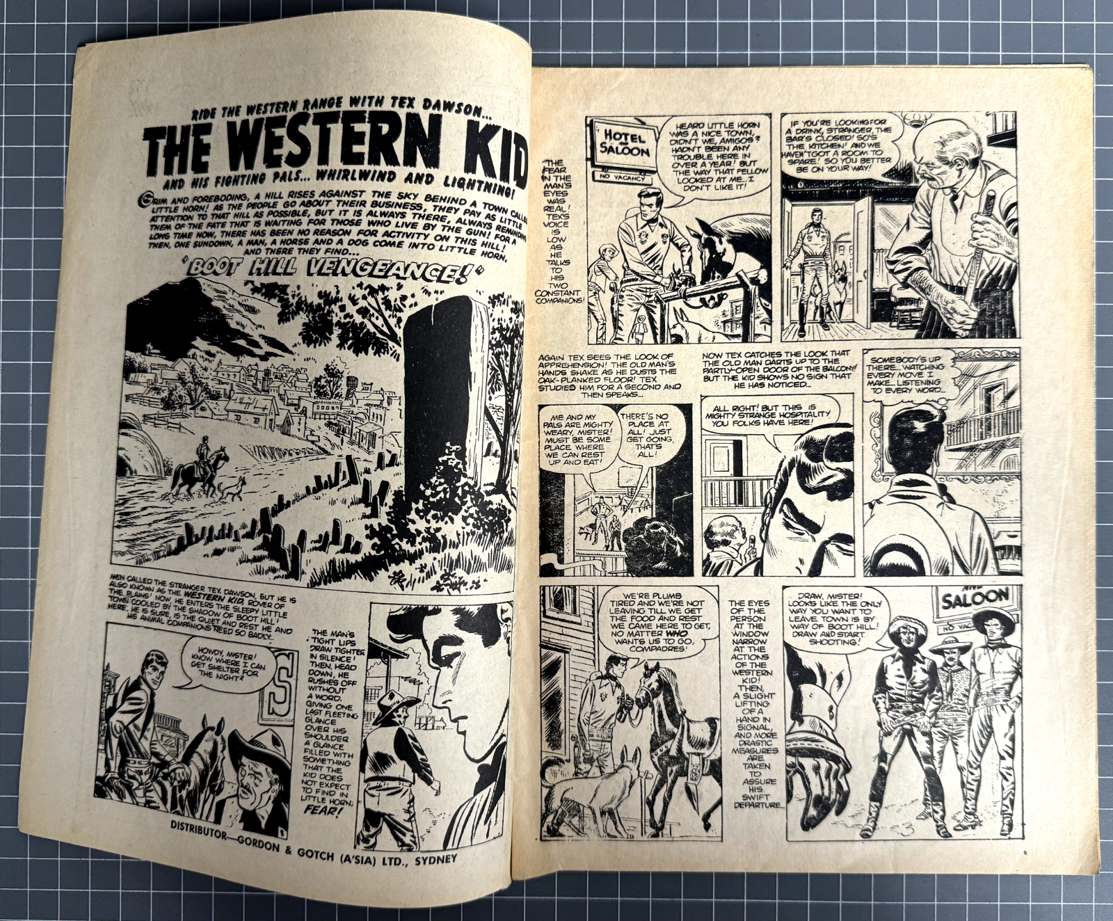 WESTERN KID #23 PAGE PUBLICATIONS AUSTRALIAN WESTERN COMIC 1970