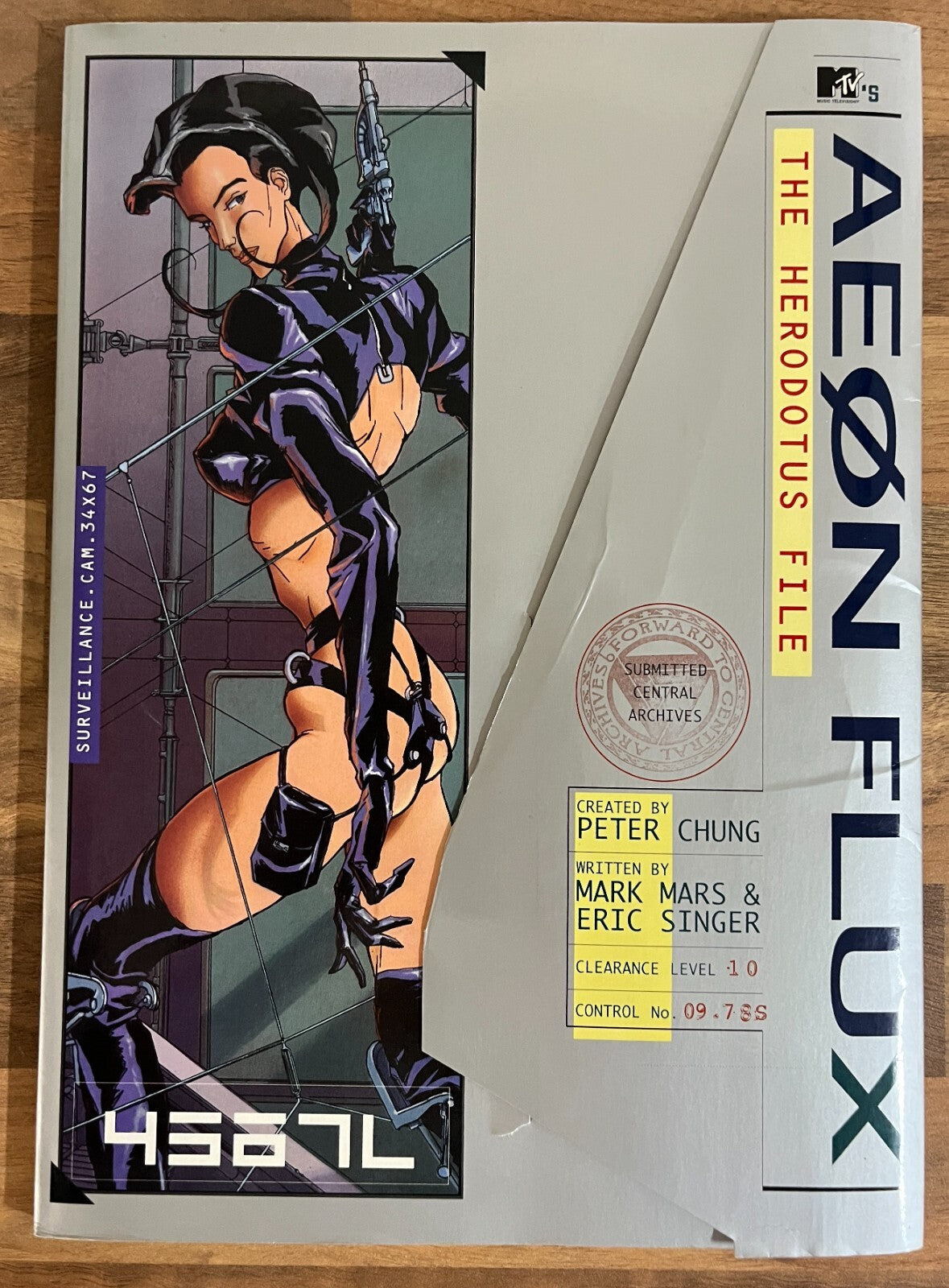 Aeon Flux: The Herodotus File by Mark Mars & Eric Singer 1st Ed./1st Printing