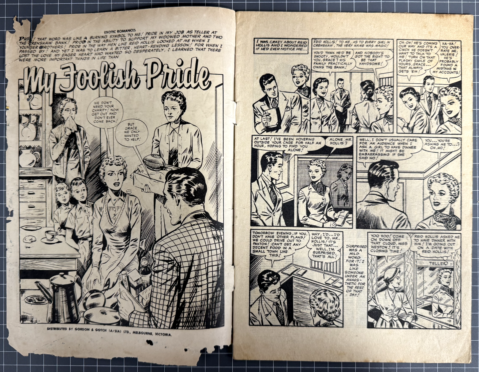 YOUTHFUL ROMANCES #32 H. JOHN EDWARDS PUBLISHING AUSTRALIAN COMIC 1956