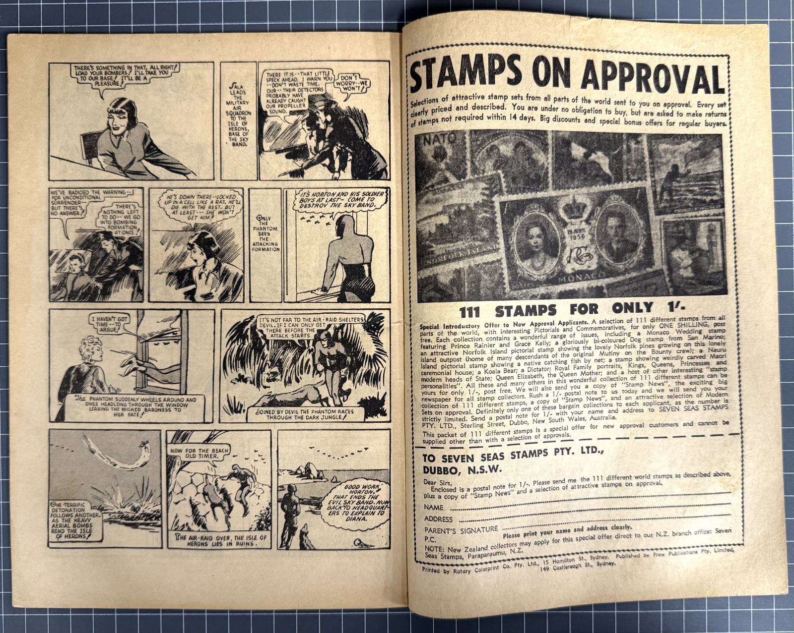 THE PHANTOM #214 FREW PUBLICATIONS *SCARCE* AUSTRALIAN COMIC 1962