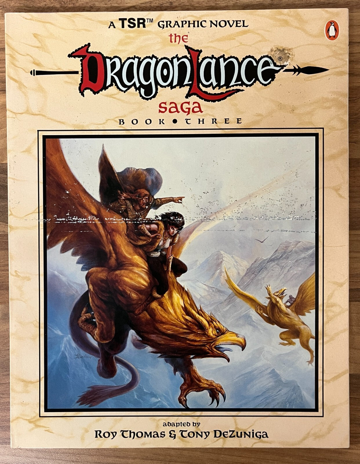 The DragonLance Saga Book Three TSR Graphic Novel By Roy Thomas & Tony DeZuniga