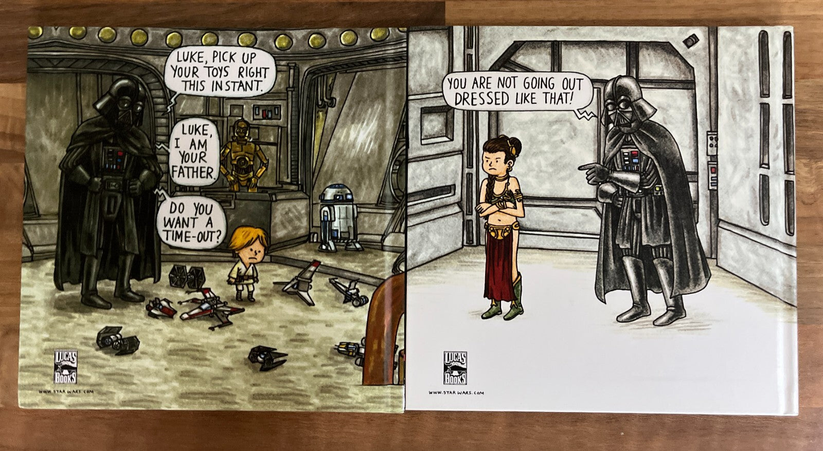 Darth Vader & Son / Vader's Little Princess Hardcover Box Set + Two Art Prints