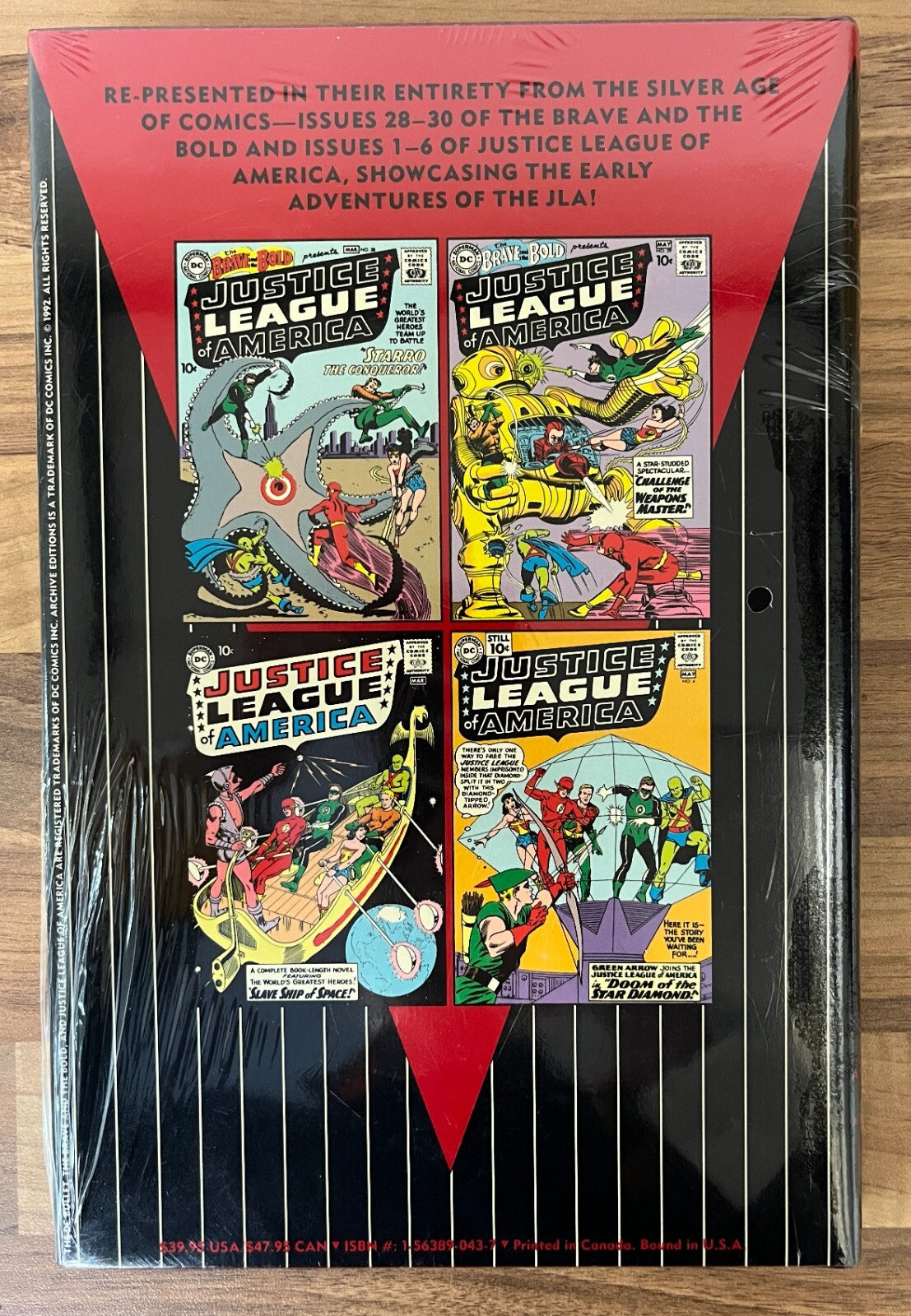 DC Comics Archive  Editions Justice League of America Volume 1 HC/DJ 1st SEALED