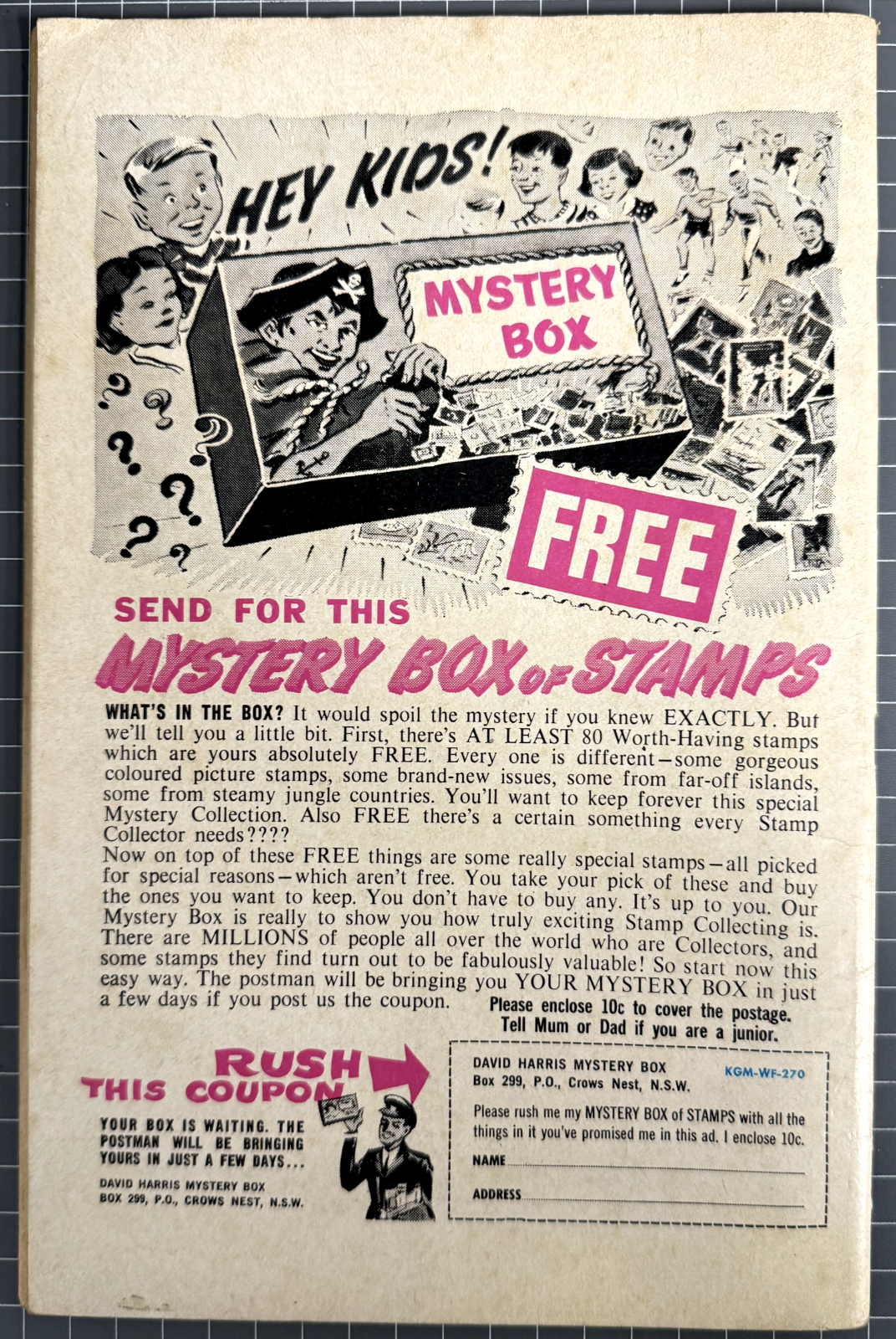 SUPERMAN PRESENTS WORLD'S FINEST #58 COLOUR COMICS AUSTRALIAN DC 1970