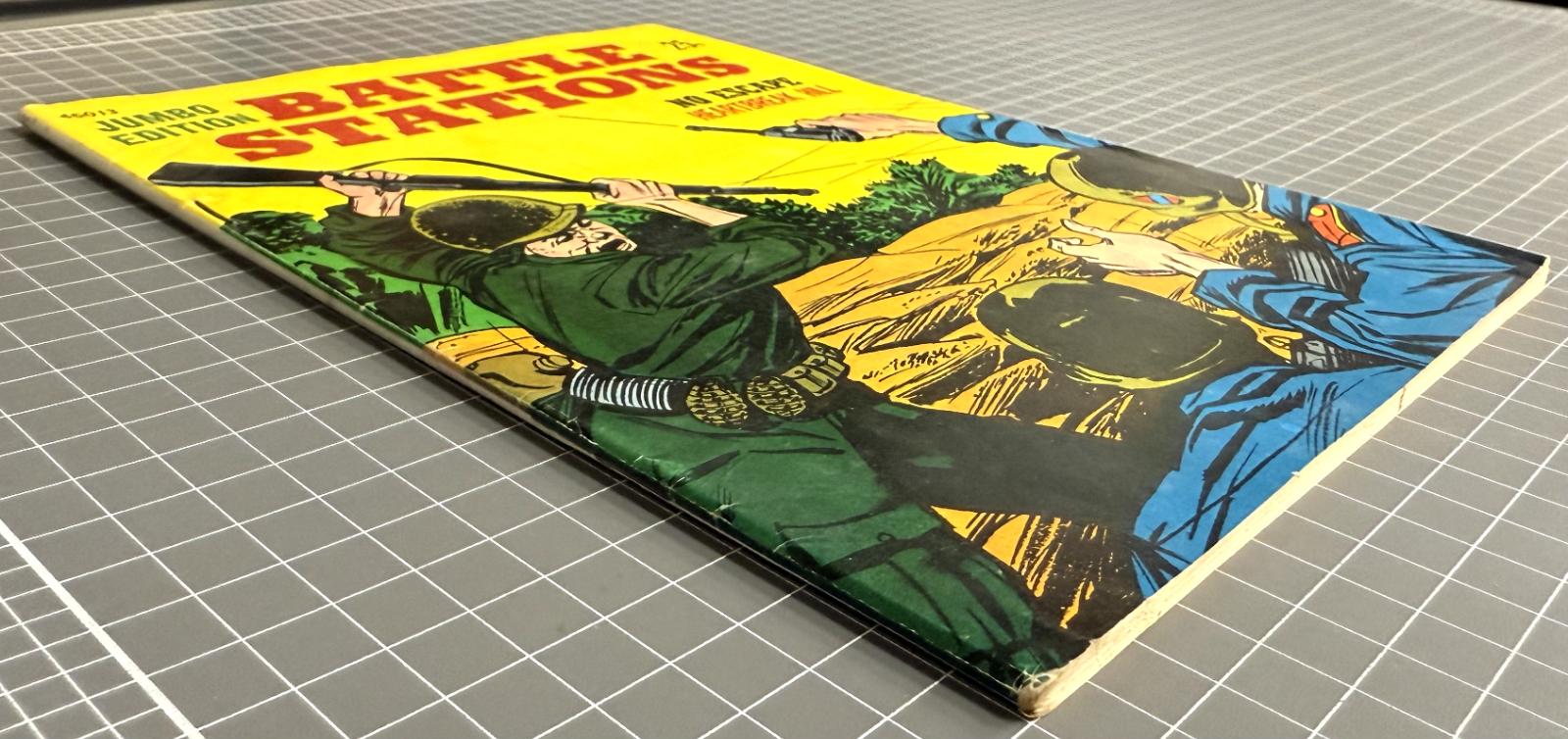 BATTLE STATIONS JUMBO EDITION #45013 JUBILEE PUBLICATIONS AUSTRALIAN COMIC 1975