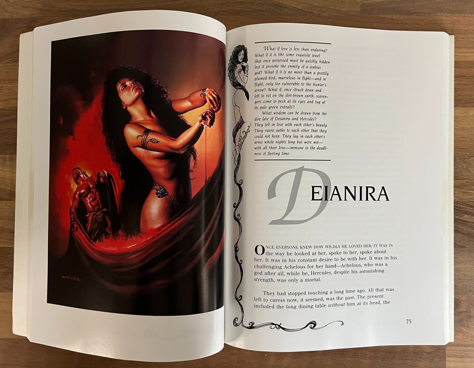 LADIES RETOLD TALES OF GODDESSES AND HEROINES BY BORIS & DORIS VALLEJO