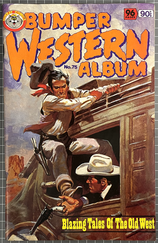 BUMPER WESTERN ALBUM #75 MURRAY PUBLISHERS AUSTRALIAN COMIC 1980