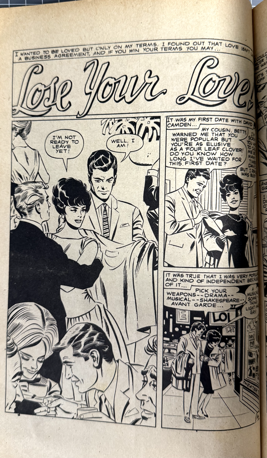 FALLING IN LOVE ROMANCES #45 COLOUR COMICS AUSTRALIAN PRE-DECIMAL 1968