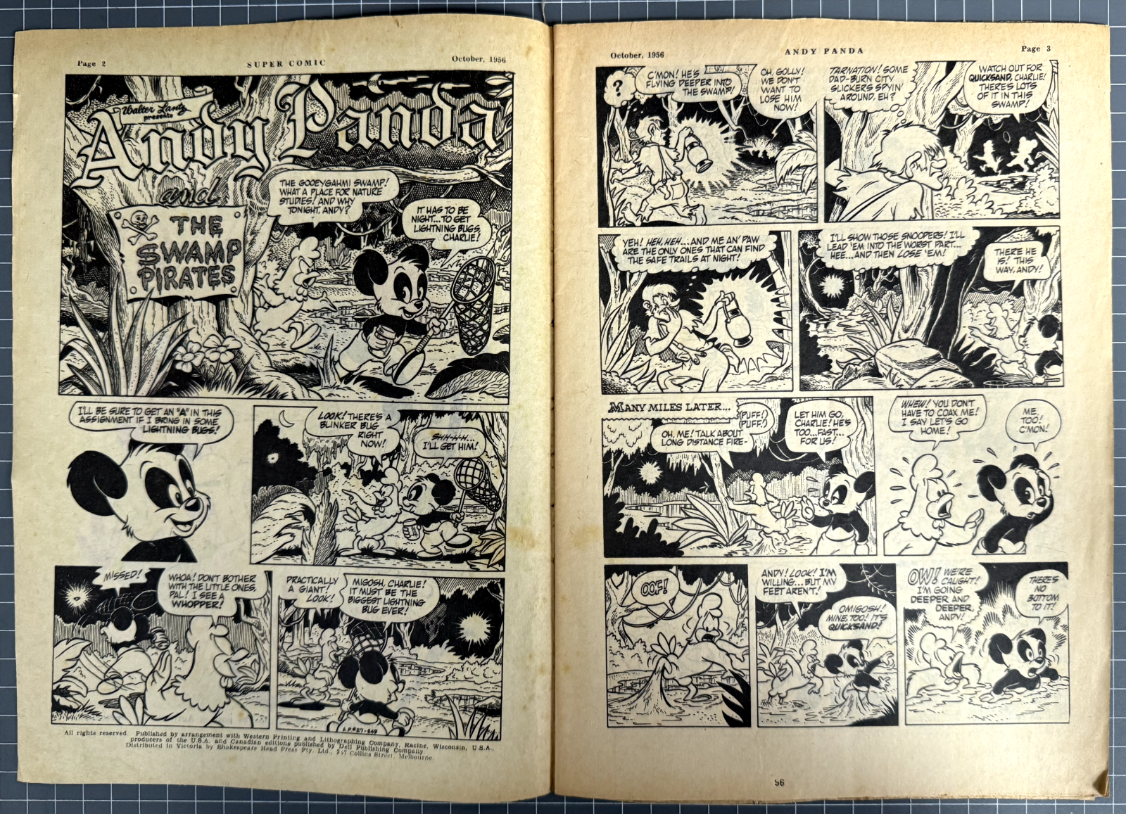 SUPERCOMIC SERIES #96 "ANDY PANDY" SHAKESPEARE HEAD PRESS AUSTRALIAN 1956