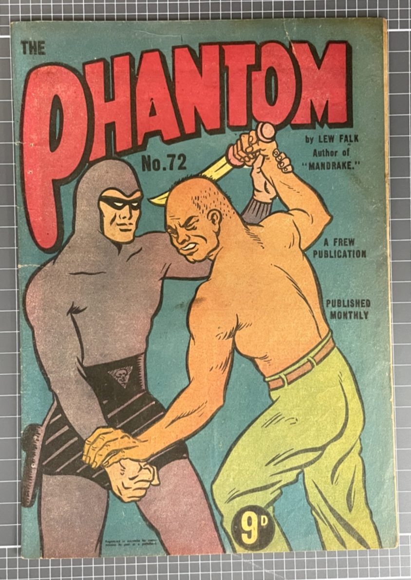 THE PHANTOM #72 FREW PUBLICATIONS *SCARCE* AUSTRALIAN COMIC 1954