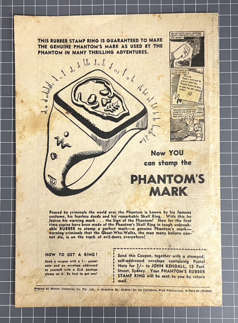 THE PHANTOM #75 FREW PUBLICATIONS *SCARCE* AUSTRALIAN COMIC 1954