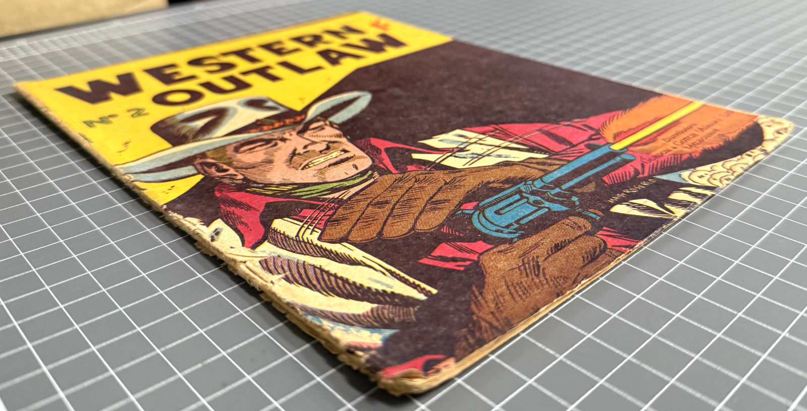 WESTERN OUTLAW #2 NEW CENTURY PRESS AUSTRALIAN COMIC PRE-DECIMAL 1958