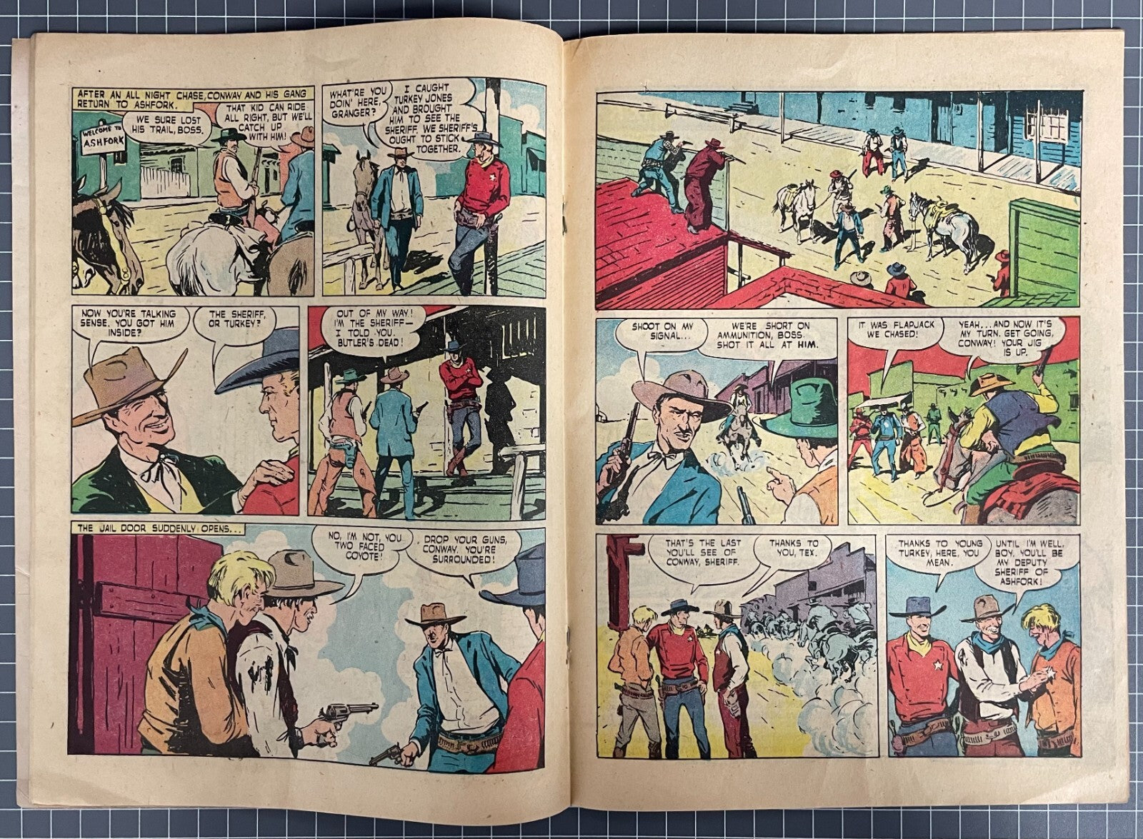 TEX GRANGER ADVENTURE MAGAZINE #20 VINTAGE WESTERN COMIC 1949