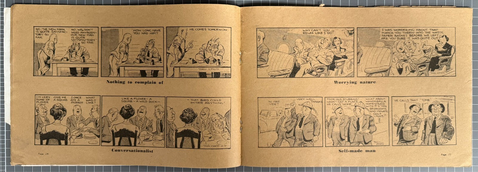 WALLY AND THE MAJOR #9 BY STAN CROSS AUSTRALIAN HERALD COMIC 1950