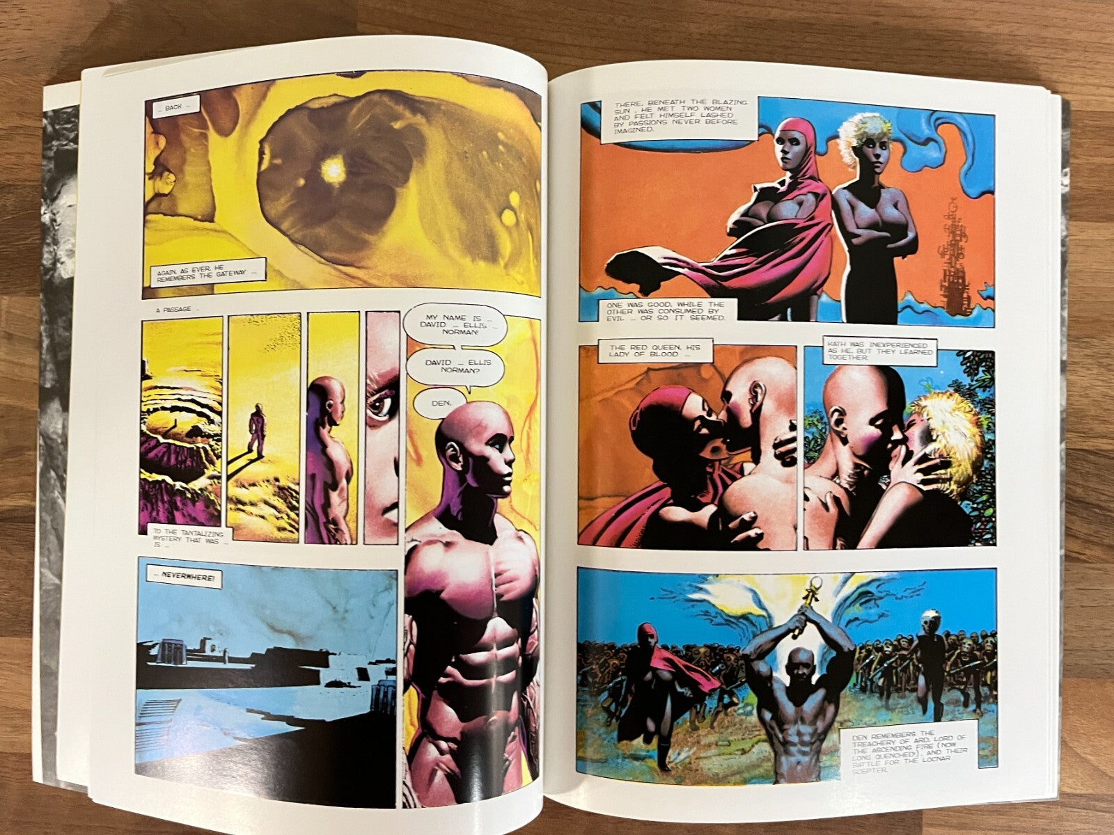 Den 4 Dreams and Alarums by Richard Corben & Simon Revelstroke 1992 Softcover