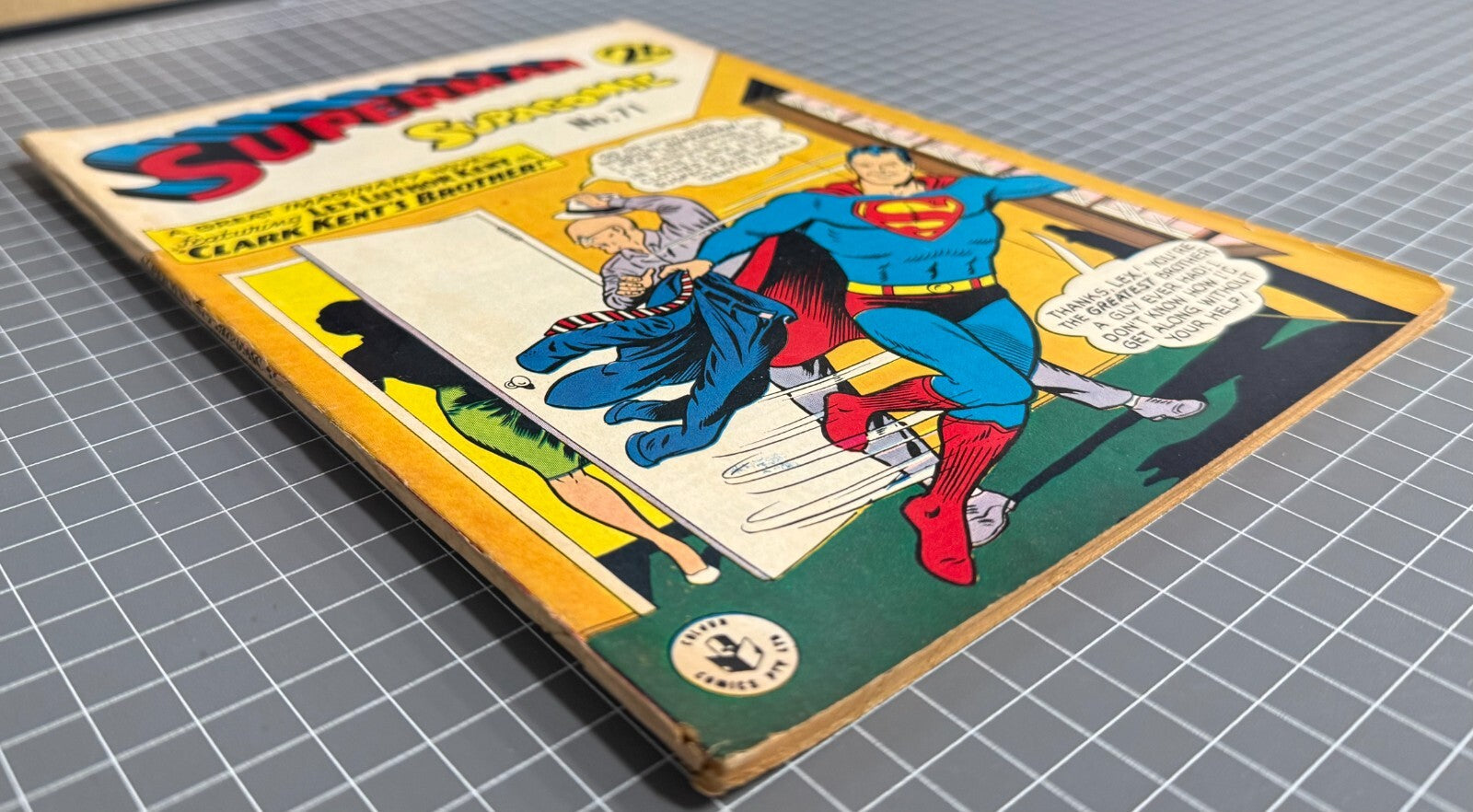 SUPERMAN SUPACOMIC #71 COLOUR COMICS AUSTRALIAN DC PRE-DECIMAL 1965