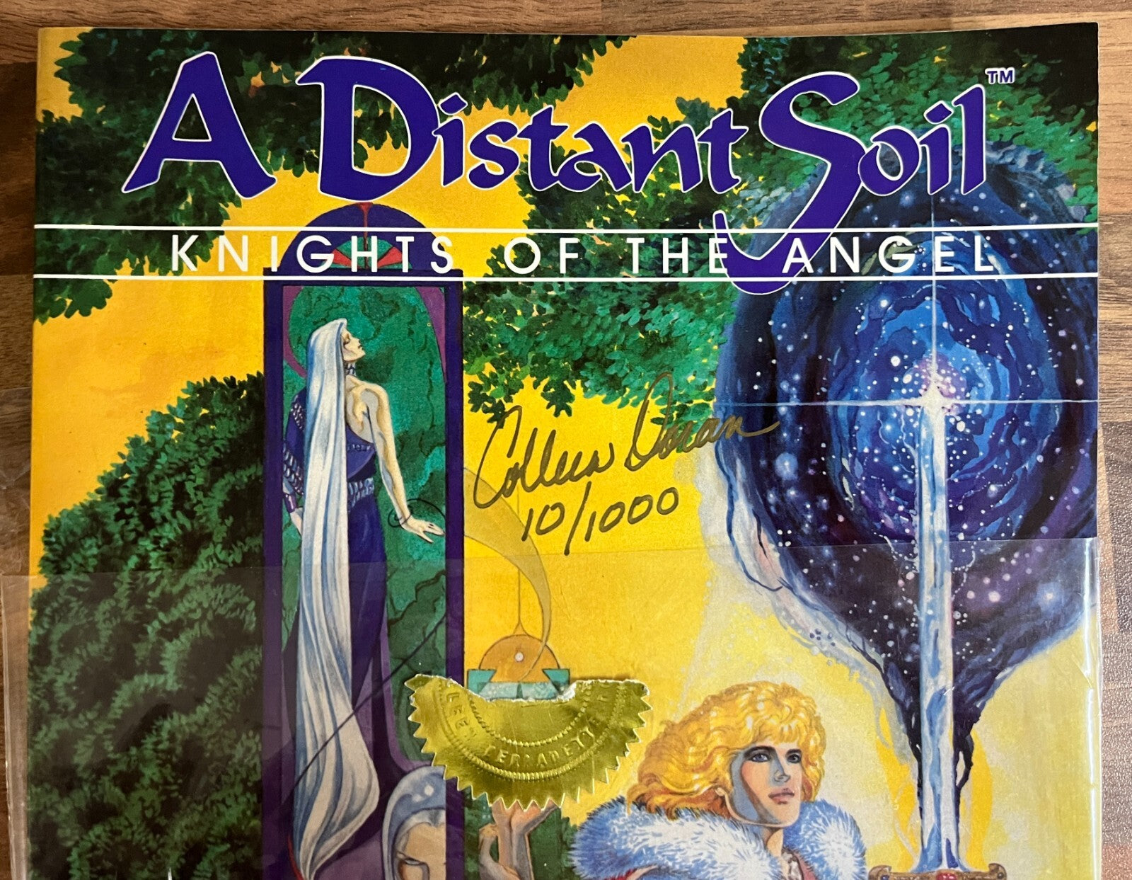 A Distant Soil Knights Of The Angel 2 Comic Book Deluxe Ed. #10/1000 SIGNED