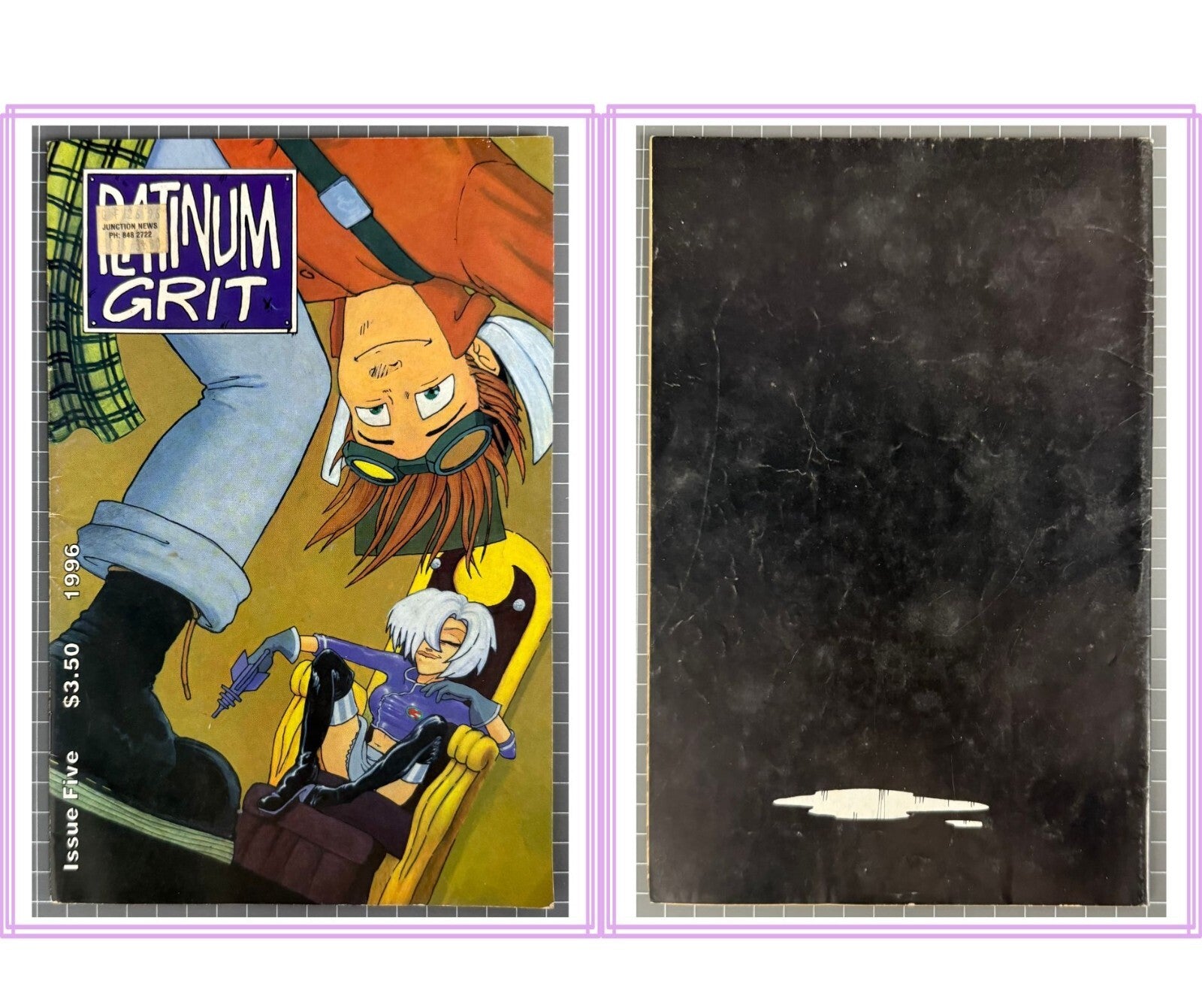 11 x PLATINUM GRIT #1 & 2, #1-10 COMPLETE SET/RUN AUSTRALIAN COMICS 1990's