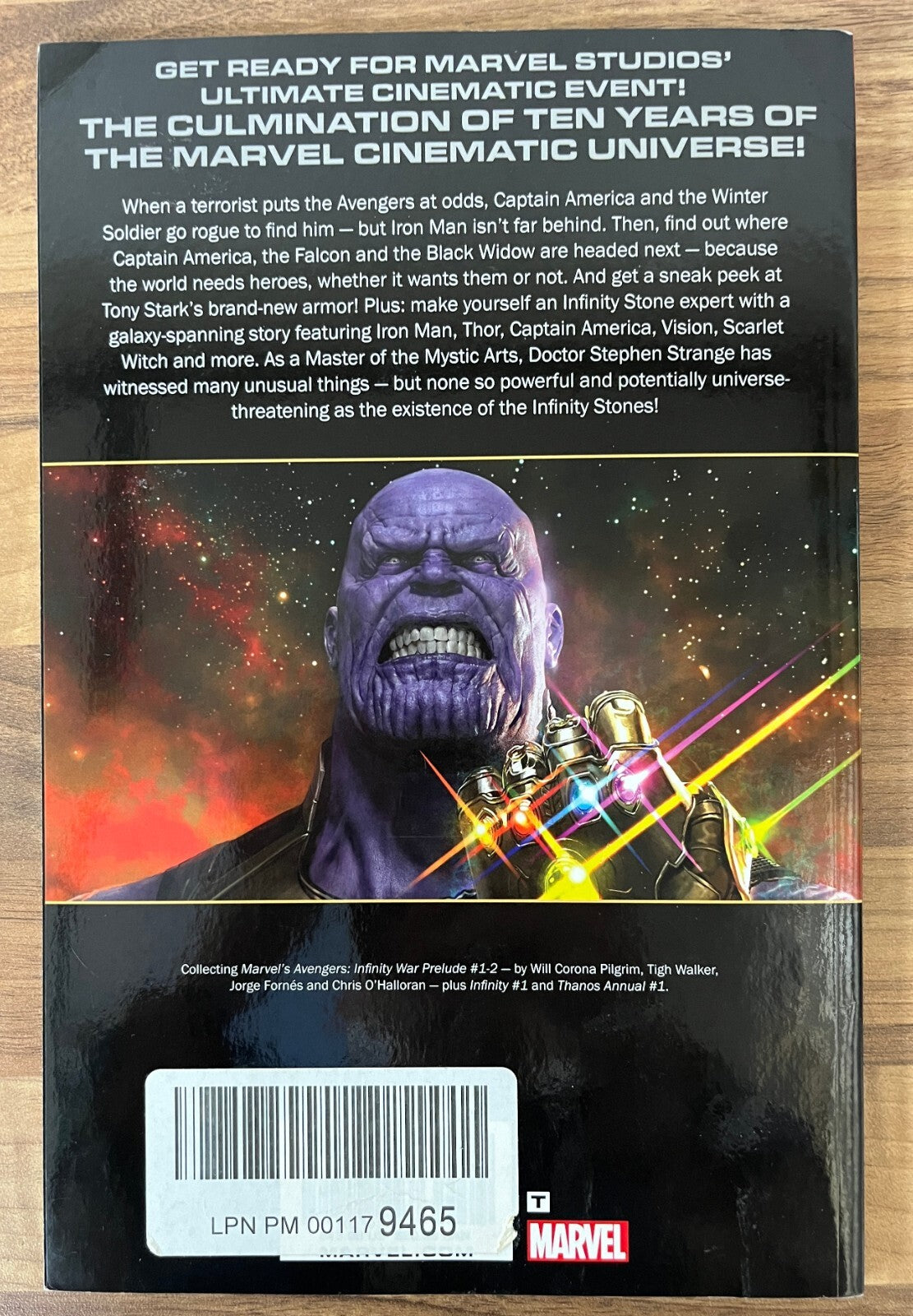 Marvel's Avengers: Infinity War Prelude (Trade Paperback, 2018) 1st Ed/1st Print
