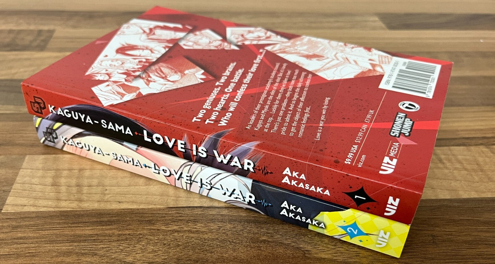 Kaguya-Sama Love is War, Volumes 1 & 2 - Story & Art by Aka Akasaka