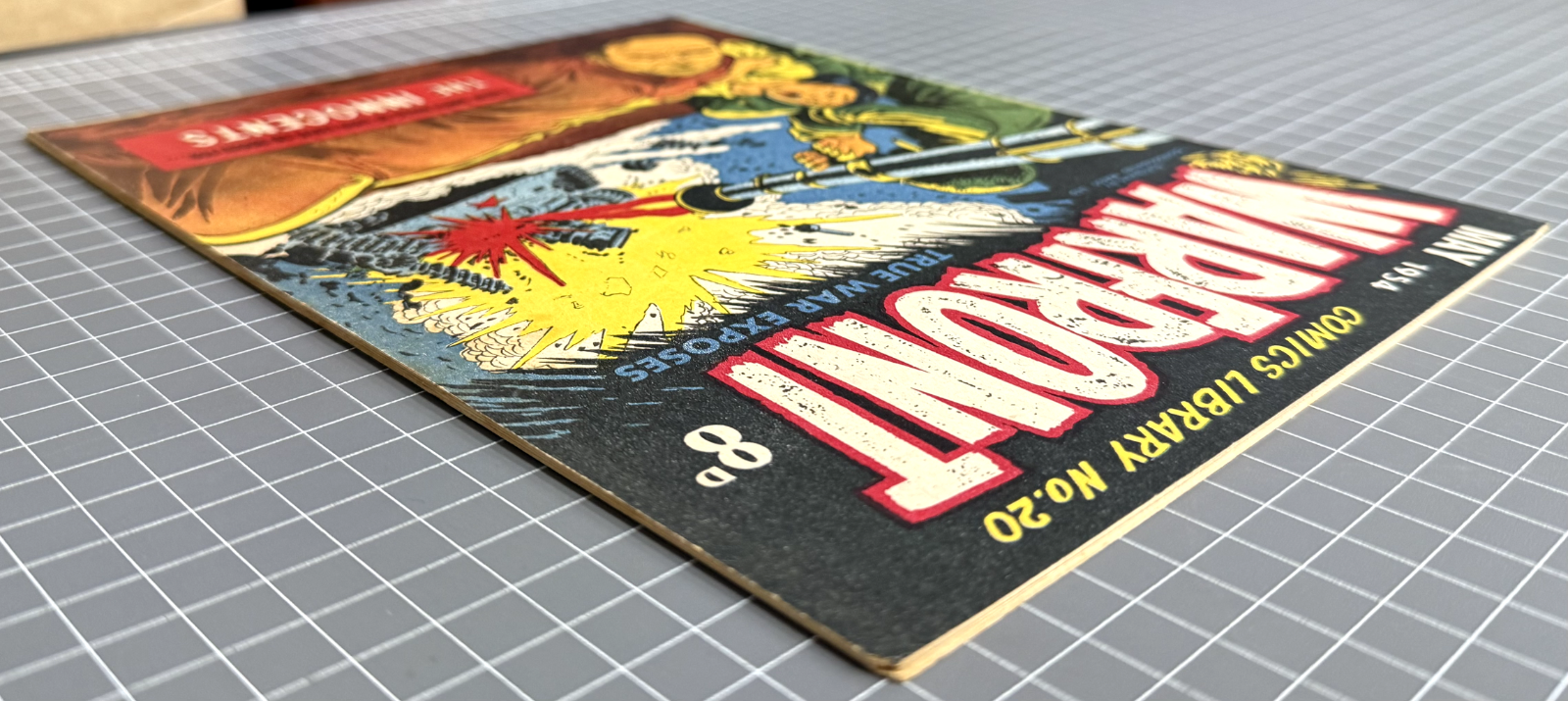 COMICS LIBRARY: WARFRONT #20 RED CIRCLE PRESS AUSTRALIAN PRE-DECIMAL COMIC 1954