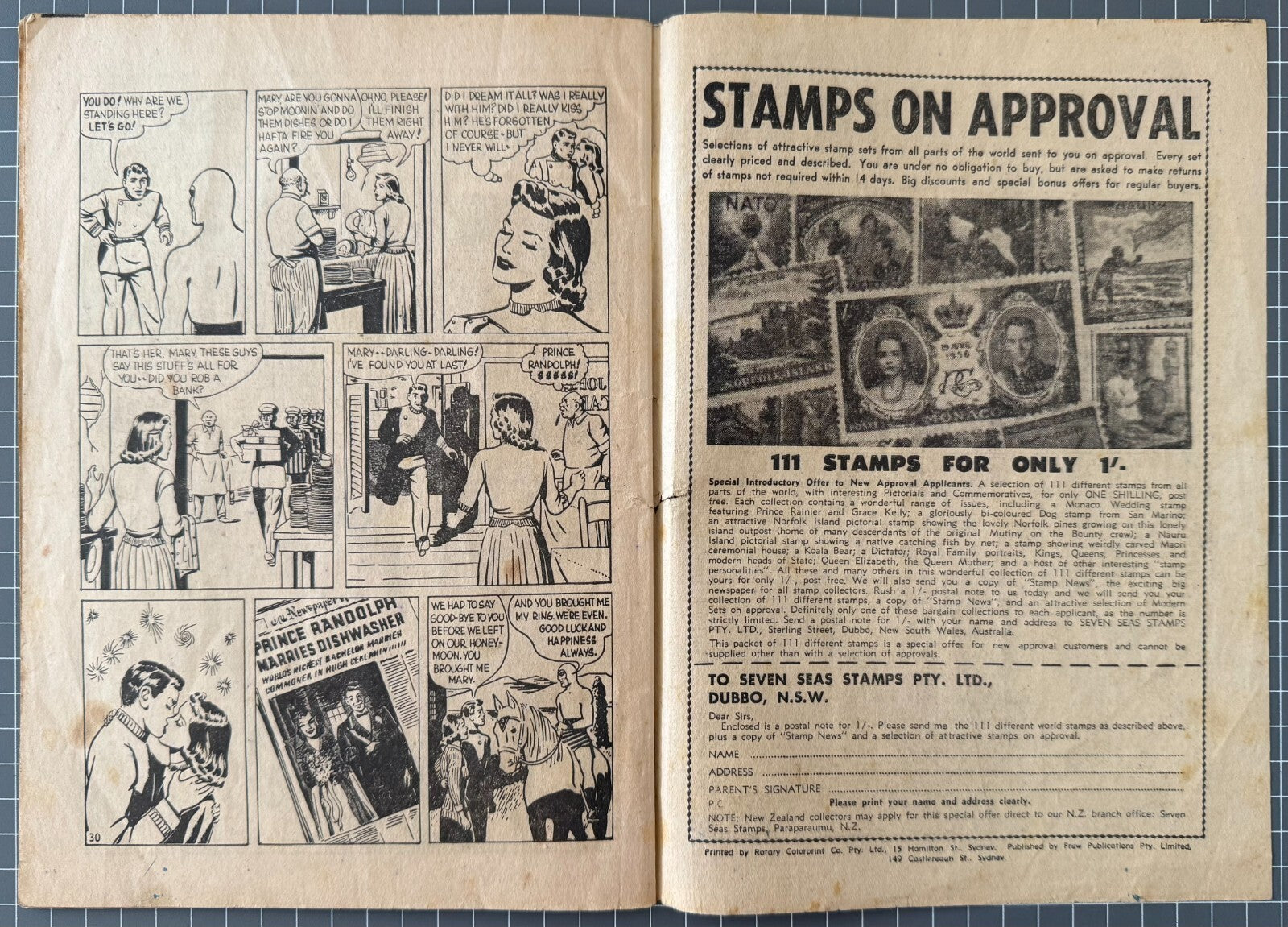 THE PHANTOM #189 FREW PUBLICATIONS *SCARCE* AUSTRALIAN COMIC 1961