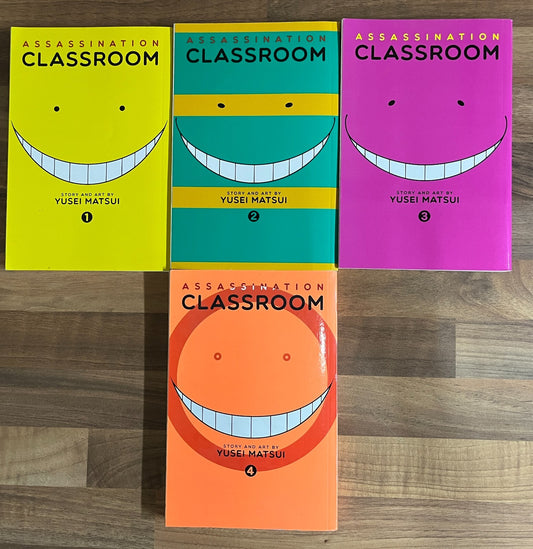 Assassination Classroom Vol. 1-4 by Yusei Matsui  ENGLISH Manga