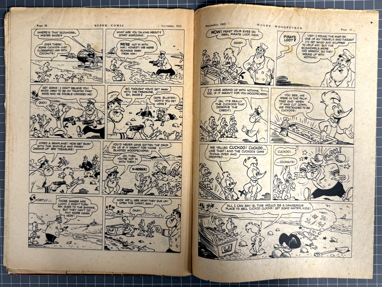 SUPERCOMIC SERIES #110 "WOODY WOODPECKER" SHAKESPEARE HEAD PRESS AUSTRALIAN 1957