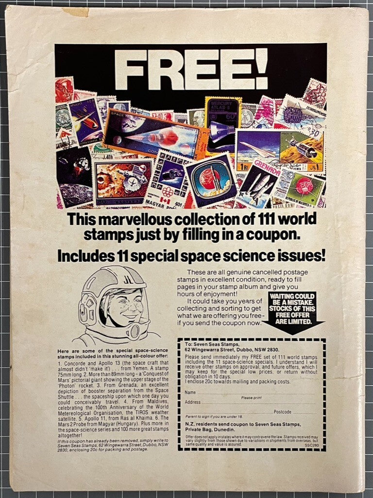 THE BRAVE AND THE BOLD MAGAZINE SIZE MURRAY PUBLISHERS AUSTRALIAN COMIC 1982