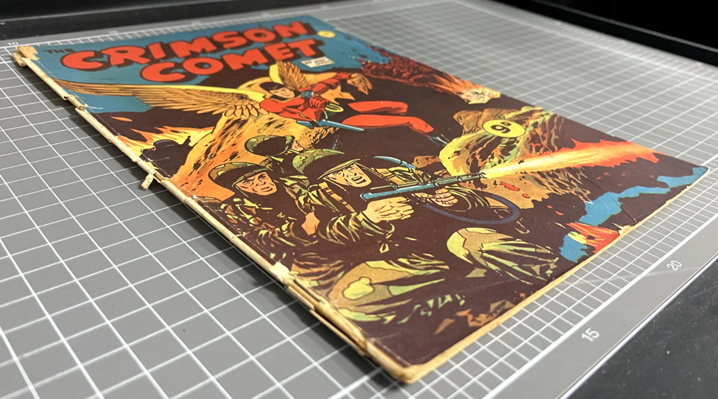 THE CRIMSON COMET #14 ACTION COMICS PTY LTD *RARE* AUSTRALIAN COMIC 1955