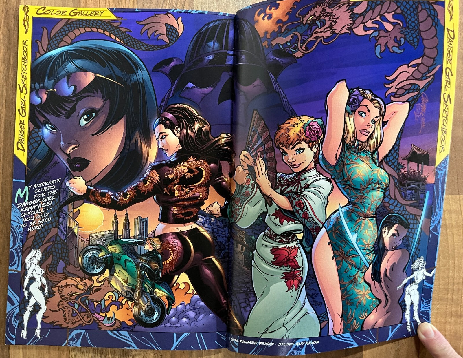 J. Scott Campbell's Danger Girl Sketchbook - TPB - Wildstorm/Cliffhanger/DC