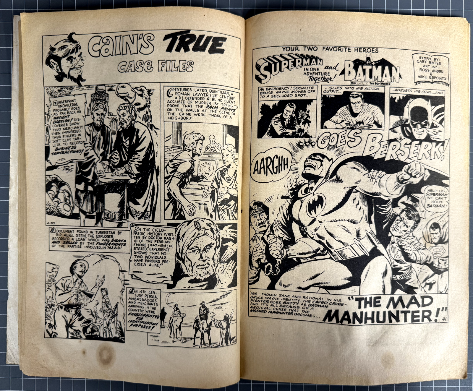 SUPERMAN PRESENTS WORLD'S FINEST #52 COLOUR COMICS AUSTRALIAN DC 1969