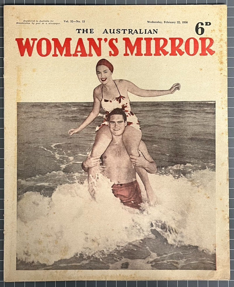 THE AUSTRALIAN WOMAN'S MIRROR VOL. 32 #13 INCLUDES THE PHANTOM COMIC 1956