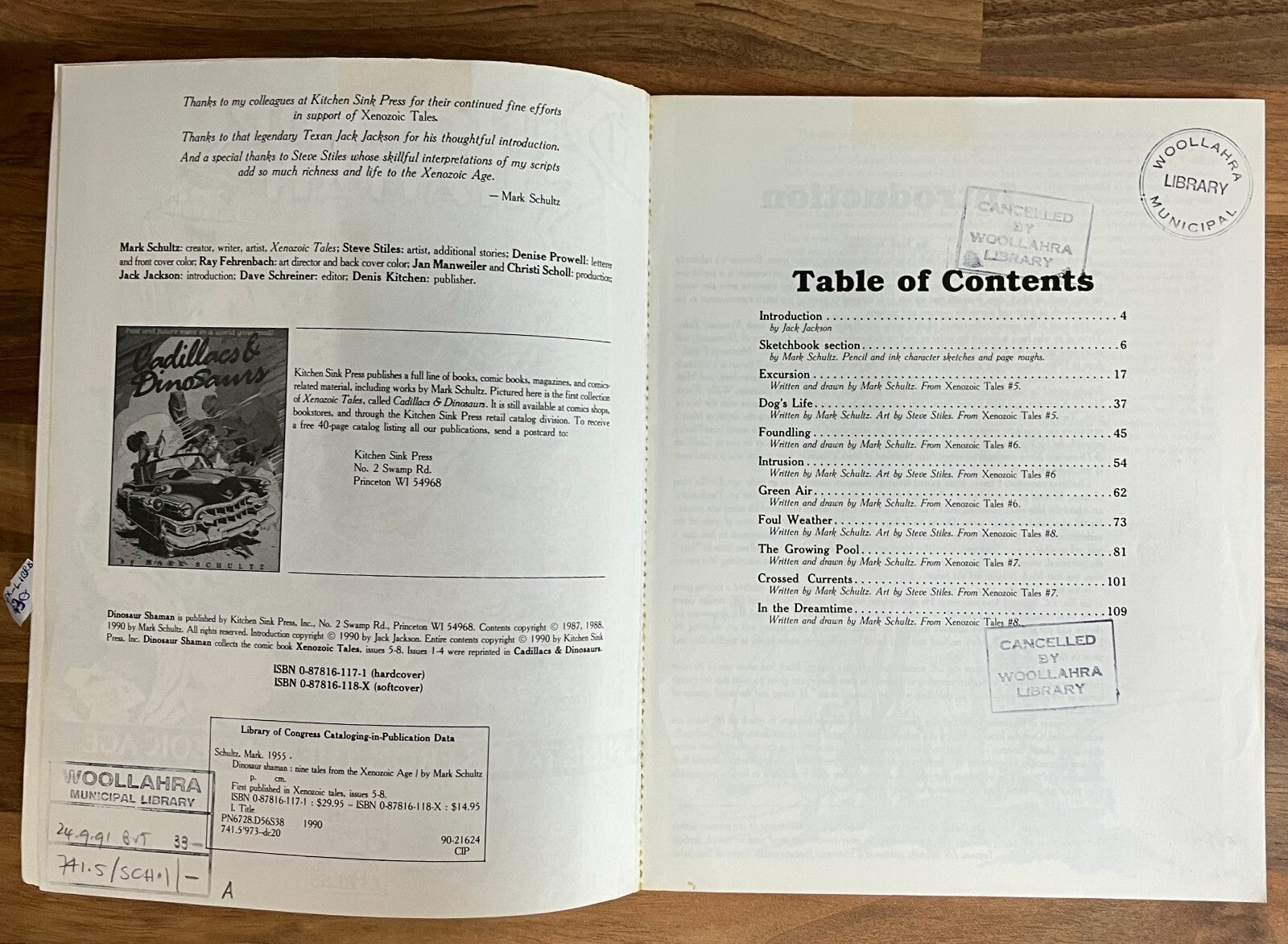 Dinosaur Shaman : Nine Tales from the Xenozoic Age by Mark Schultz