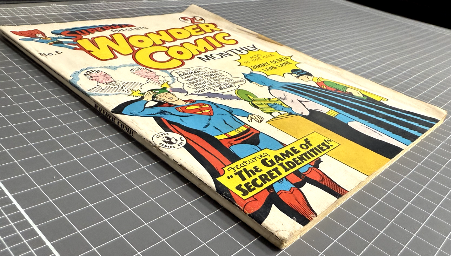 SUPERMAN PRESENTS WONDER COMIC #5 COLOUR COMICS AUSTRALIAN DC PRE-DECIMAL 1965