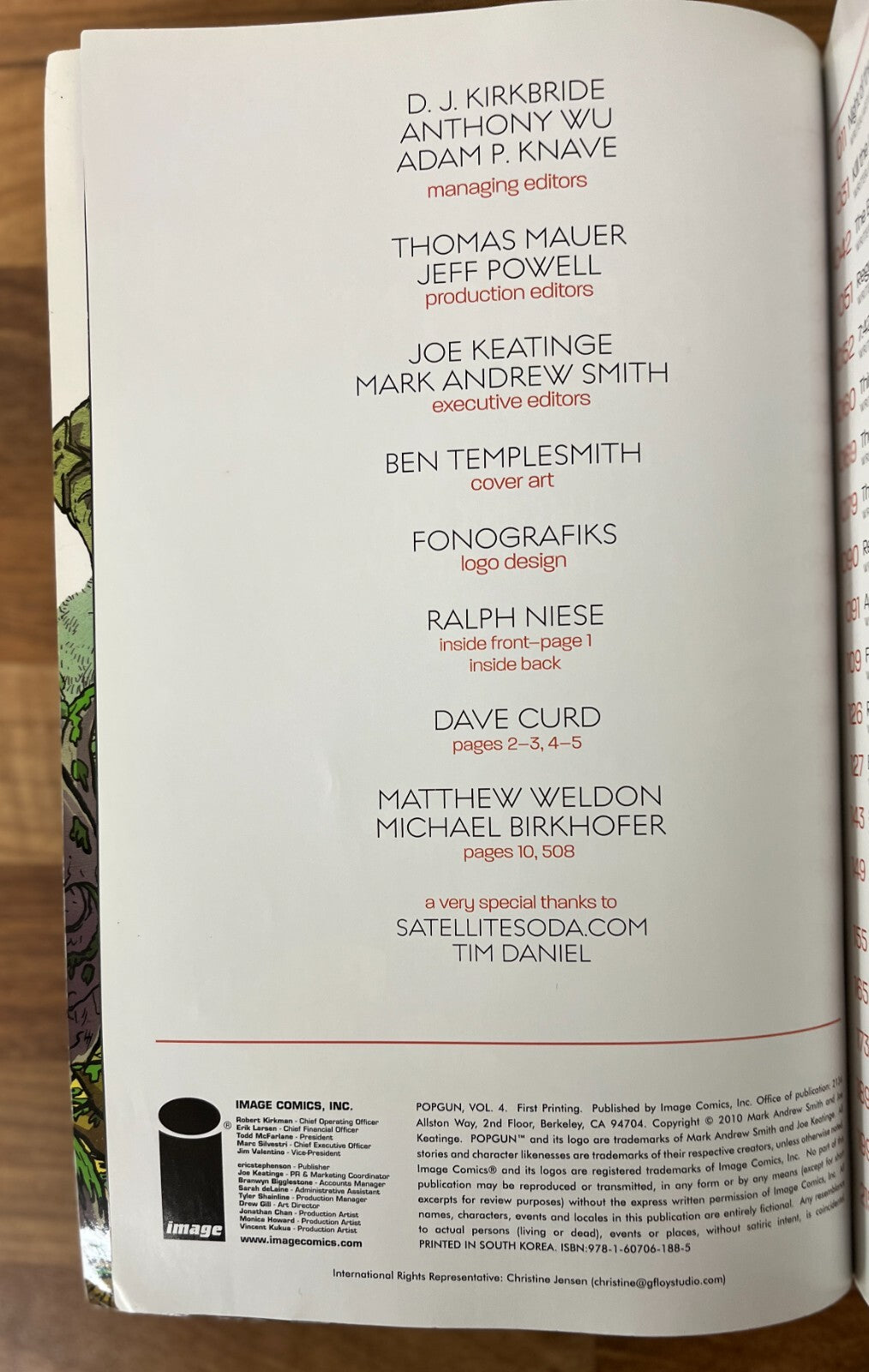 PopGun Volume Four (4) A Graphic Mixtape - D. Kirkbride; Anthony Wu; Adam Knave