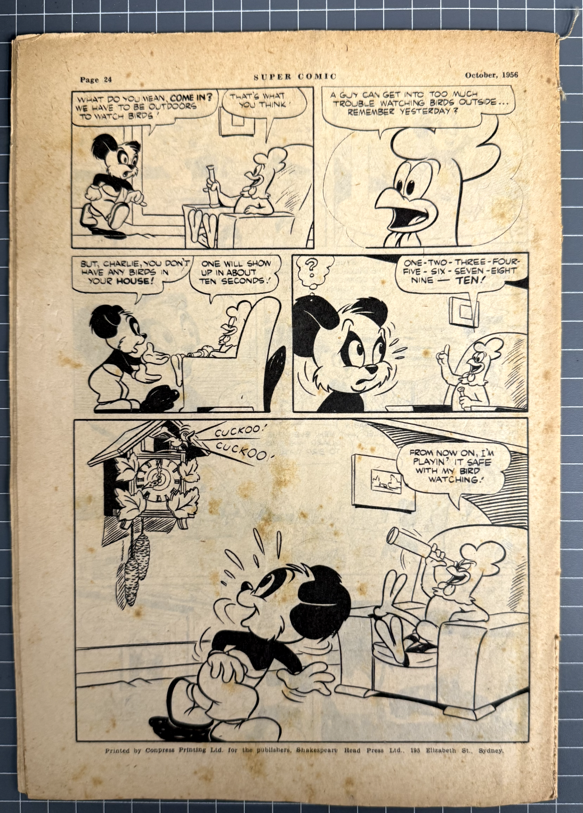 SUPERCOMIC SERIES #96 "ANDY PANDY" SHAKESPEARE HEAD PRESS AUSTRALIAN 1956
