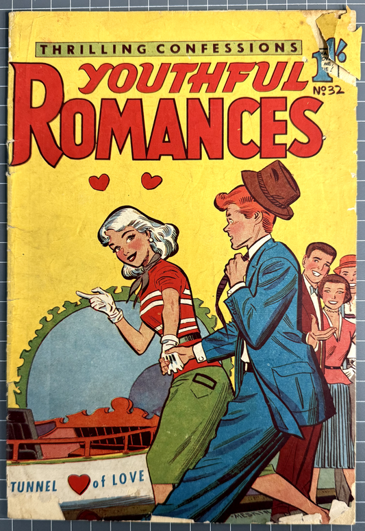 YOUTHFUL ROMANCES #32 H. JOHN EDWARDS PUBLISHING AUSTRALIAN COMIC 1956