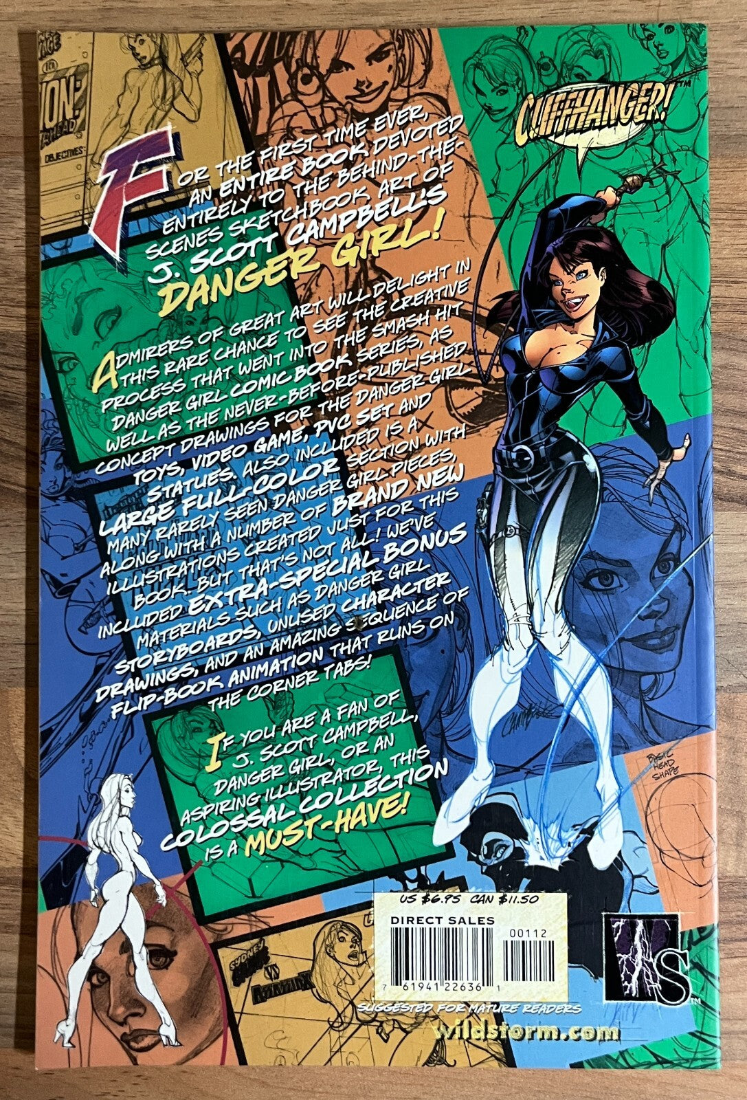 J. Scott Campbell's Danger Girl Sketchbook - TPB - Wildstorm/Cliffhanger/DC