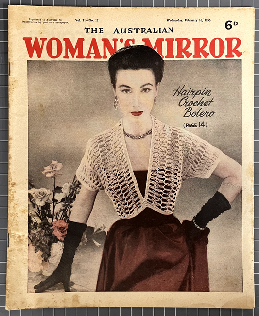 THE AUSTRALIAN WOMAN'S MIRROR VOL. 31 #12 INCLUDES THE PHANTOM COMIC 1955