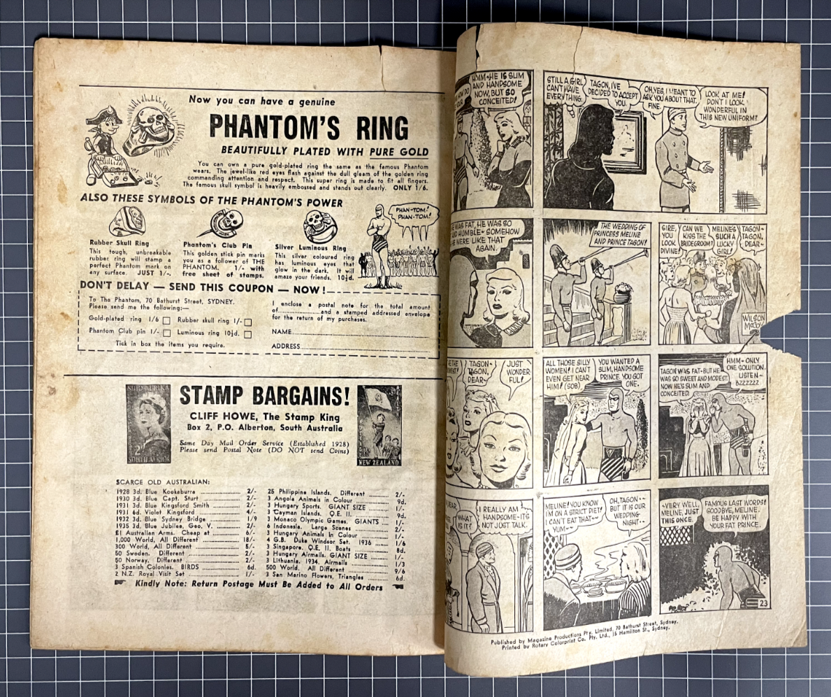 THE PHANTOM #94 FREW PUBLICATIONS *SCARCE* AUSTRALIAN COMIC 1956