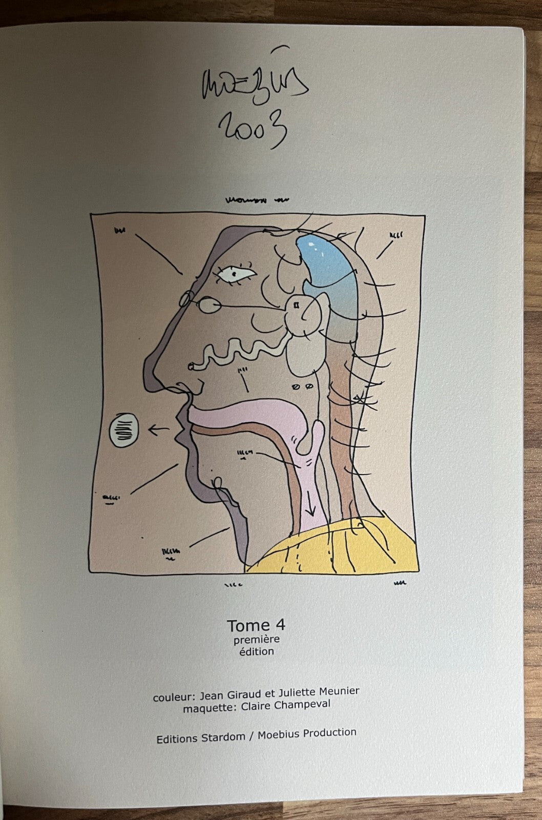 INSIDE MOEBIUS Tome 4 by Jean Giraud 1st Hardcover Editions Stardom, 2008