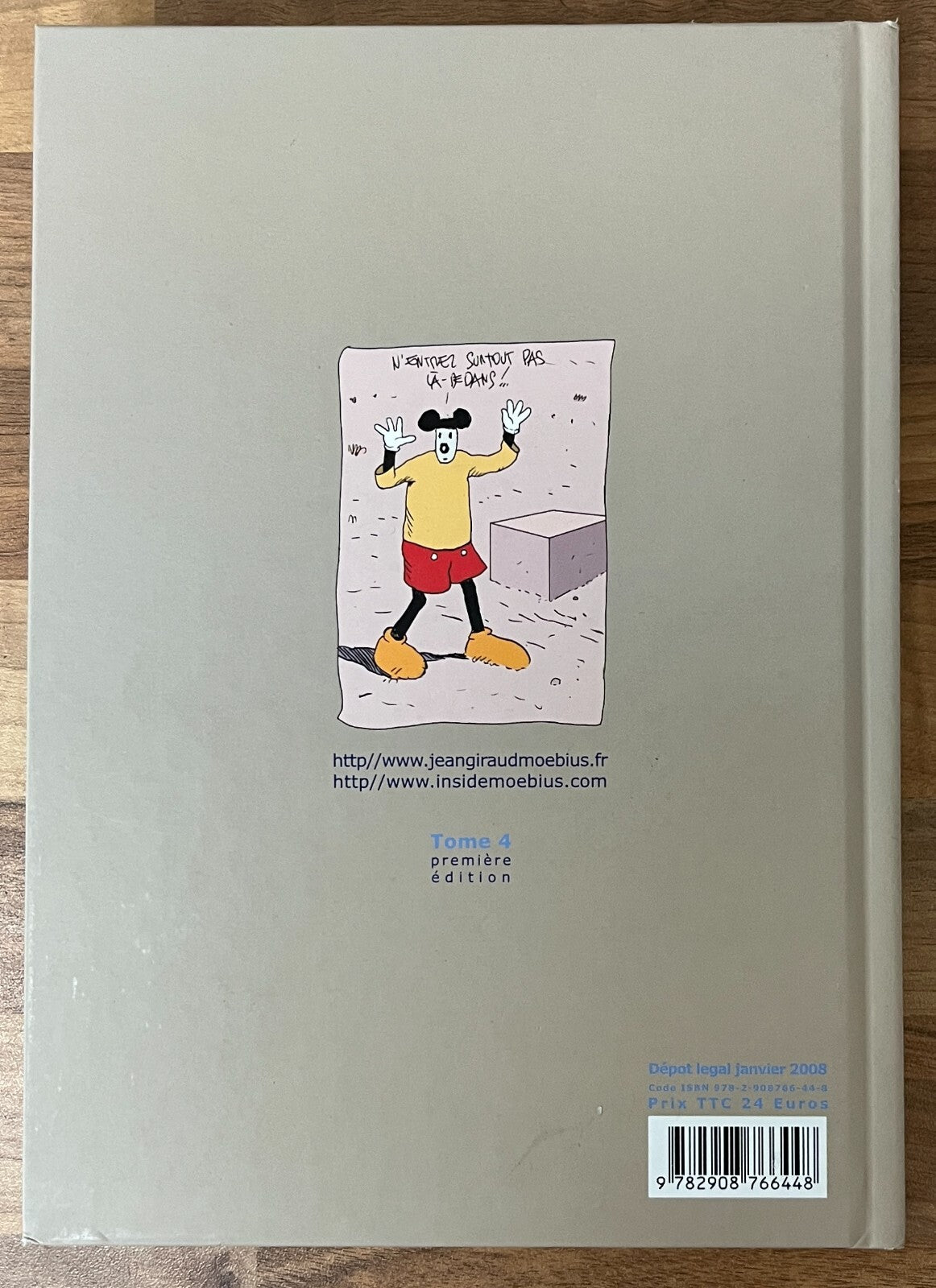 INSIDE MOEBIUS Tome 4 by Jean Giraud 1st Hardcover Editions Stardom, 2008