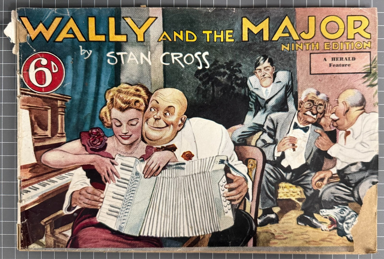 WALLY AND THE MAJOR #9 BY STAN CROSS AUSTRALIAN HERALD COMIC 1950