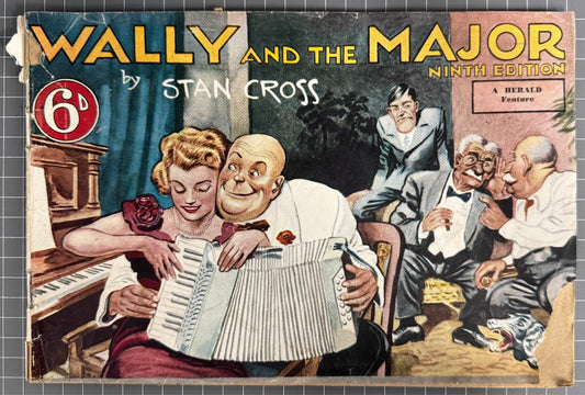 WALLY AND THE MAJOR #9 BY STAN CROSS AUSTRALIAN HERALD COMIC 1950
