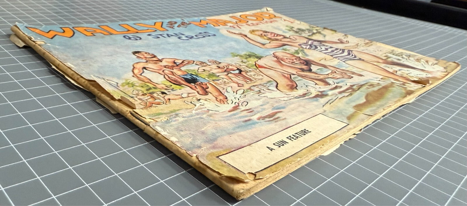 WALLY AND THE MAJOR #17 BY STAN CROSS AUSTRALIAN HERALD COMIC 1958